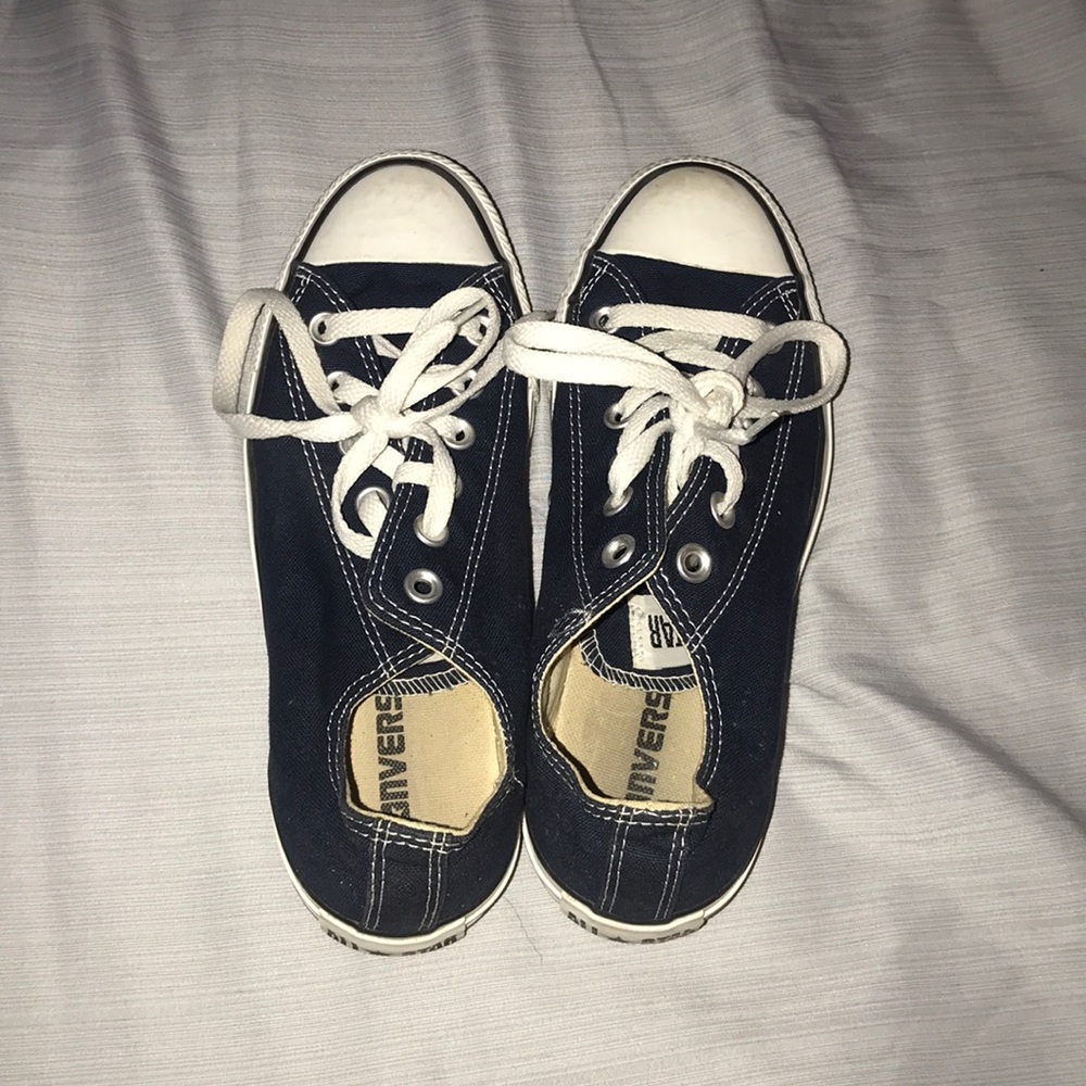 Blue converse